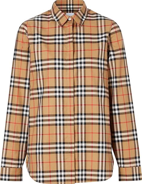 Burberry Vintage Check Print Shirt 'Antique Yellow' 